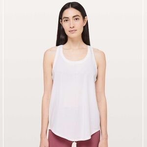 Lululemon Love Tank Pleated in White